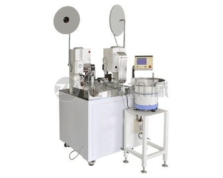 全自動(dòng)雙頭穿防水栓端子機(jī)