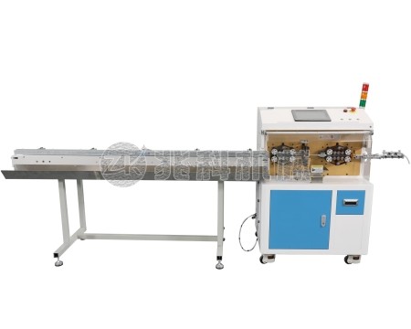 全自動內(nèi)外護(hù)套剝皮機(jī)伺服電機(jī)款PLC屏