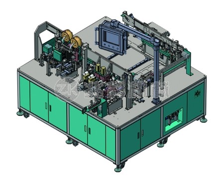 全自動(dòng)發(fā)熱管鉚壓接線(xiàn)穿套管端子機(jī)